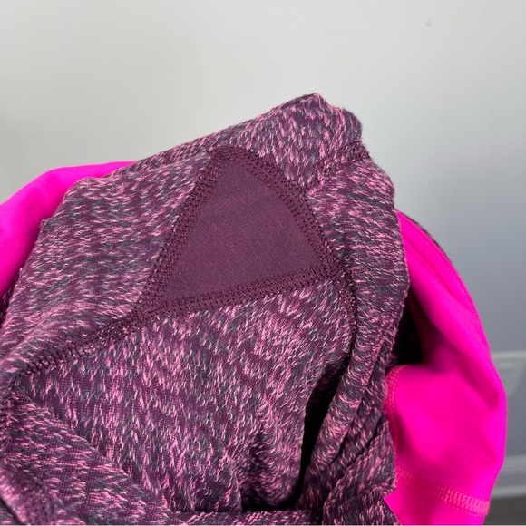 Lululemon Wunder Under Pant Textured Ziggy Wee August Glo Raspberry Glo Light 4 - Picture 11 of 13